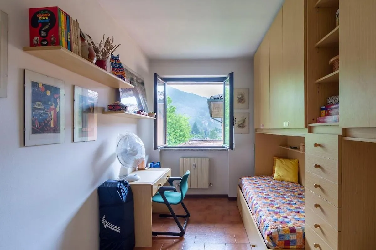 Vintage Lake Flat 20M From Lake Lugano Brusimpiano Italie
